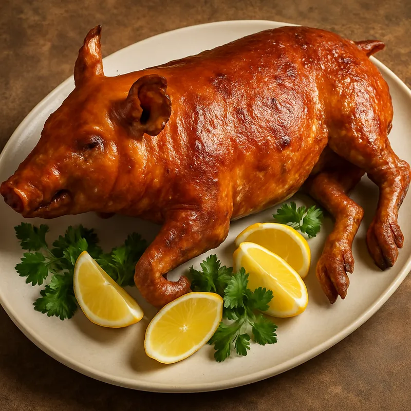 Cochon De Lait (Gebratenes Spanferkel)