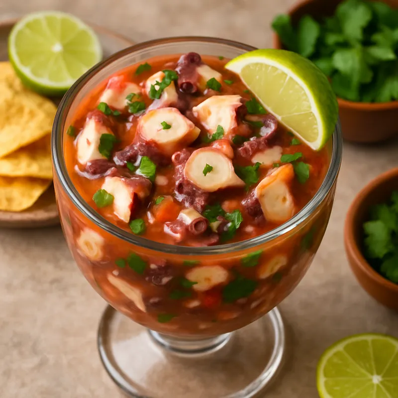 Coctel De Pulpo (Tintenfisch-Cocktail)