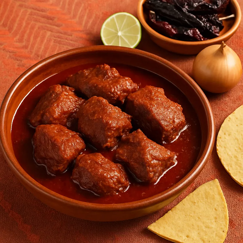 Colima Tatemado de Cerdo (Schweinefleisch-Tatemado aus Colima)