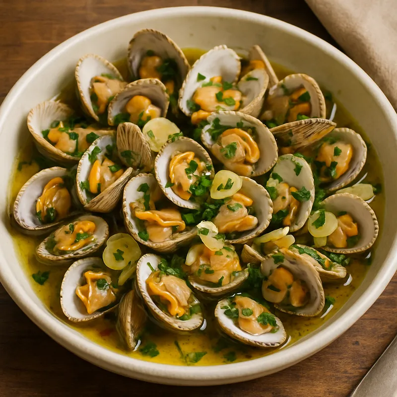 Coquinas al Ajillo (Herzmuscheln mit Knoblauch)