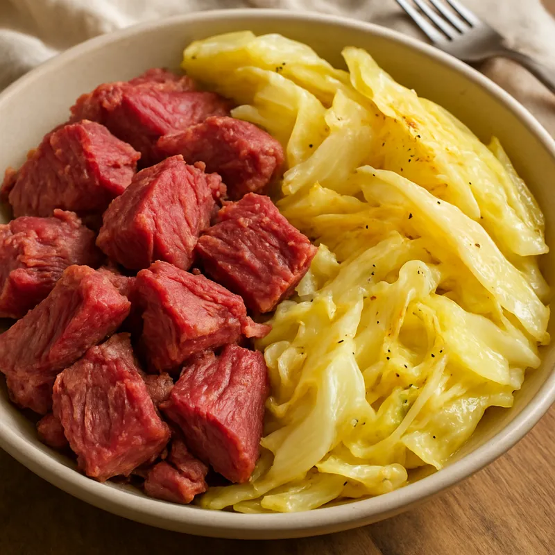 Corned Beef mit Kohl