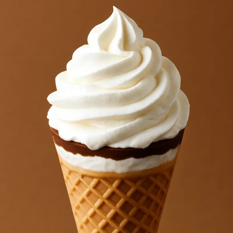 Cornetto mit Sahne