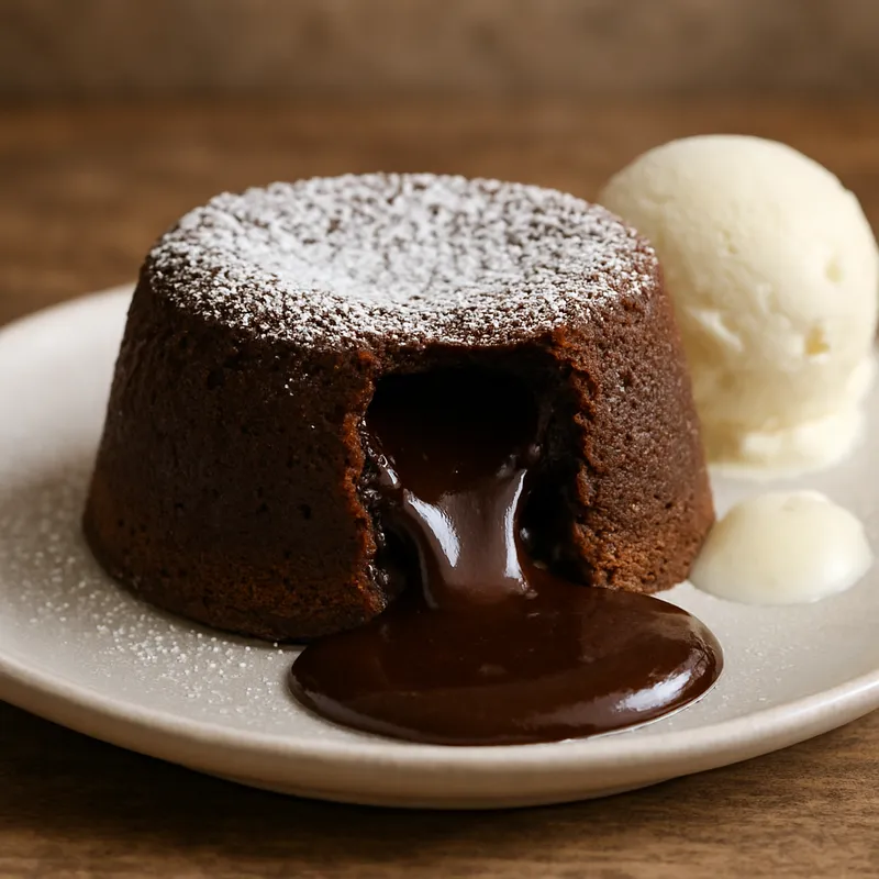 Coulant de Chocolate (Schokoladen-Lava-Kuchen)