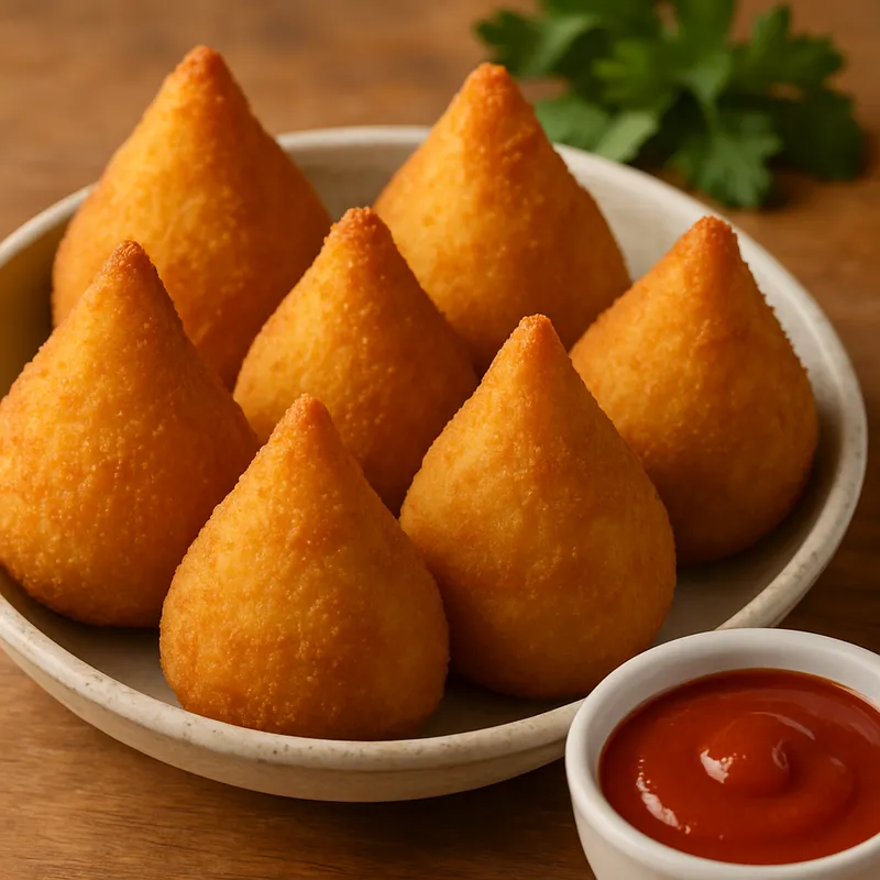 Coxinhas (Portugiesische Hähnchen-Kroketten)