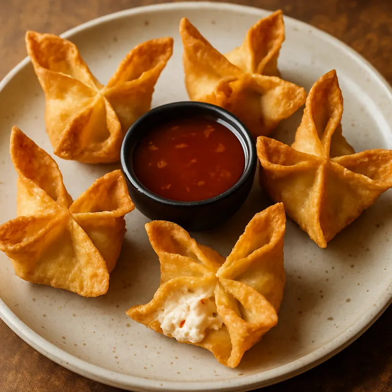 Crab Rangoon (Knusprige Krabben-Wontons)
