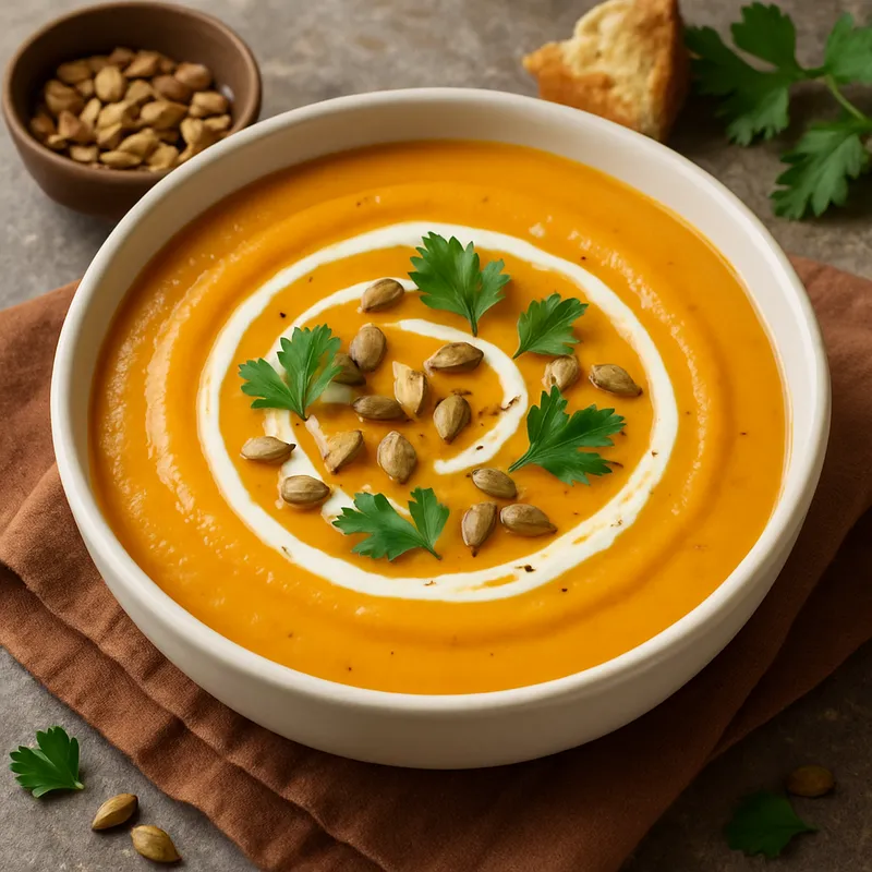 Crema di Zucca (Italienische Kürbiscremesuppe)