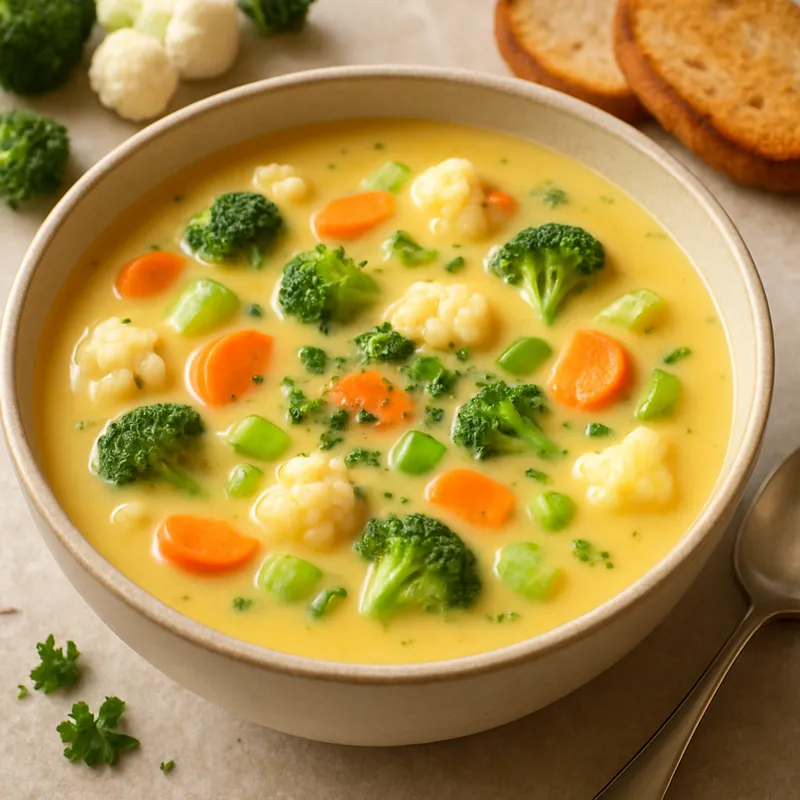 Cremige Gemüsesuppe