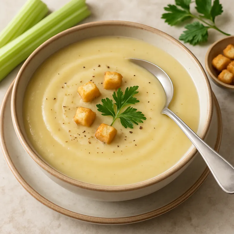 Cremige Selleriesuppe