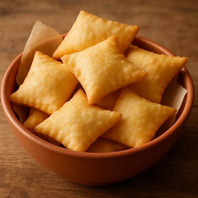 Crescentine Fritte (Italienisches Schmalzgebäck)