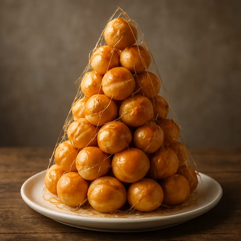 Croquembouche (Windbeutelturm)