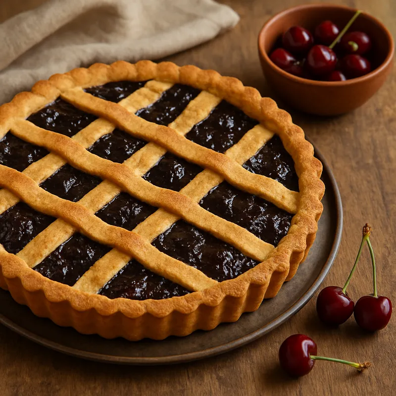 Crostata di Visciole (Sauerkirsch-Tarte)