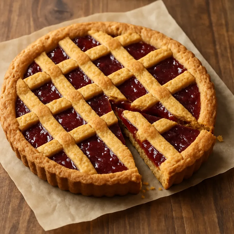 Crostata (Italienische Marmeladentarte)