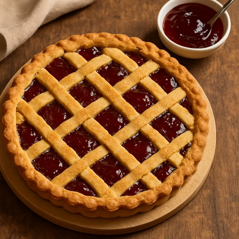Crostata mit Marmelade