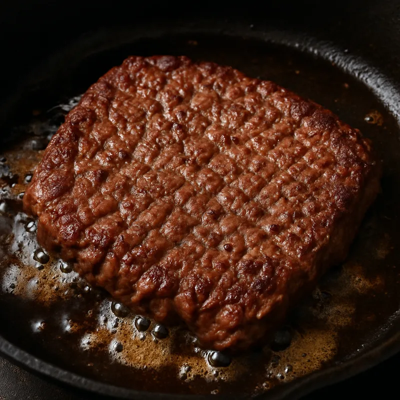 Cube Steak in der Pfanne gebraten