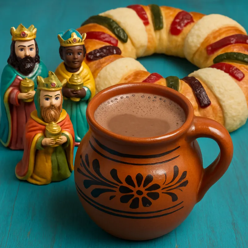Día De Reyes Heiße Schokolade