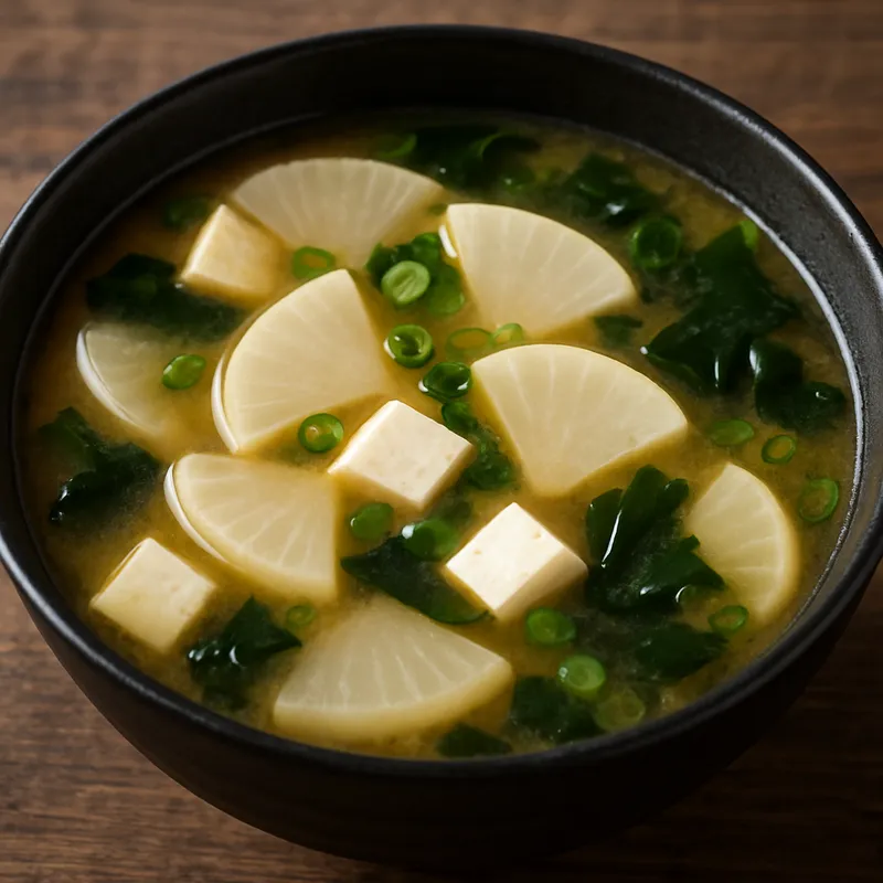 Daikon-Misosuppe