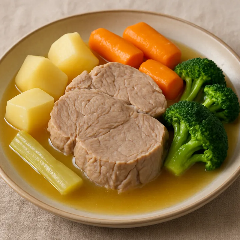 Dana Haslama (Gekochtes Kalbfleisch mit Gemüse)