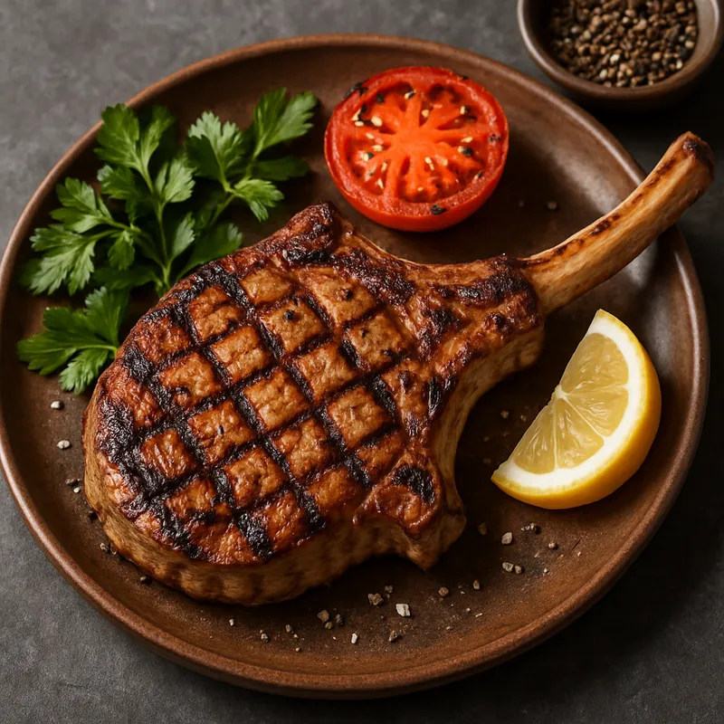 Dana Pirzola (Gegrilltes Kalbskotelett)