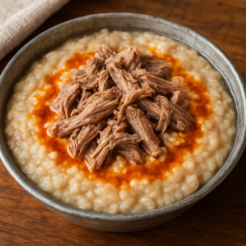 Denizli Keşkek (Denizli Weizen-Fleisch-Brei)