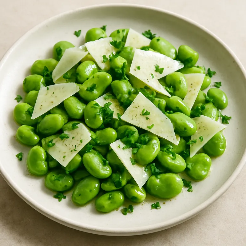 Dicken-Bohnen-Salat mit Pecorino