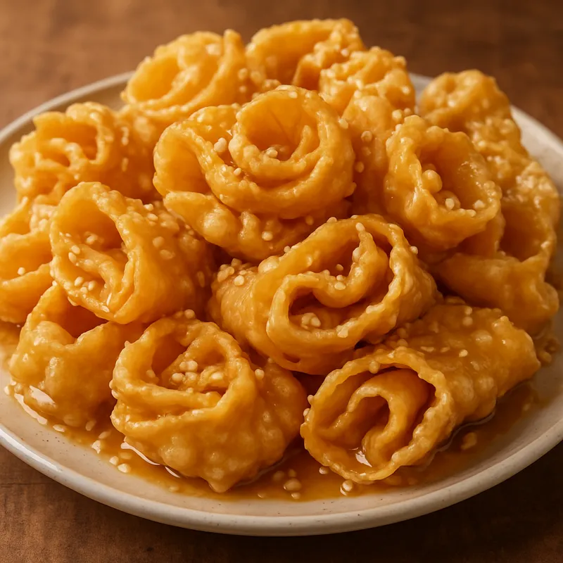 Diples (Frittiertes Honiggebäck)
