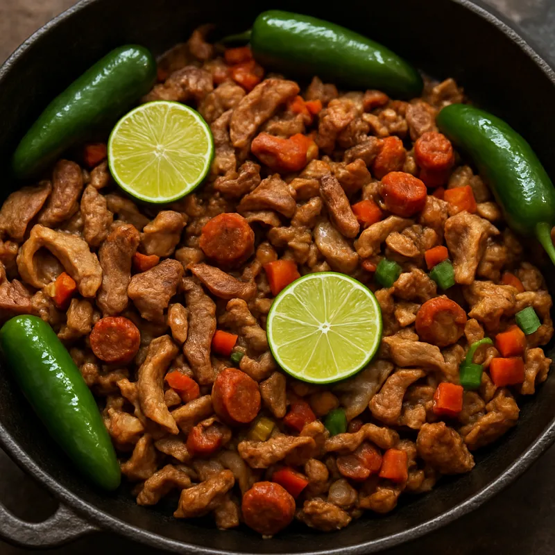 Discada Norteña (Nordmexikanischer gemischter Fleischgrill)