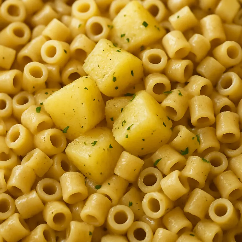 Ditali mit Kartoffeln