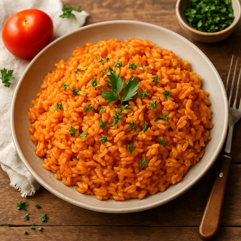 Domatorizo (Tomatenreis)