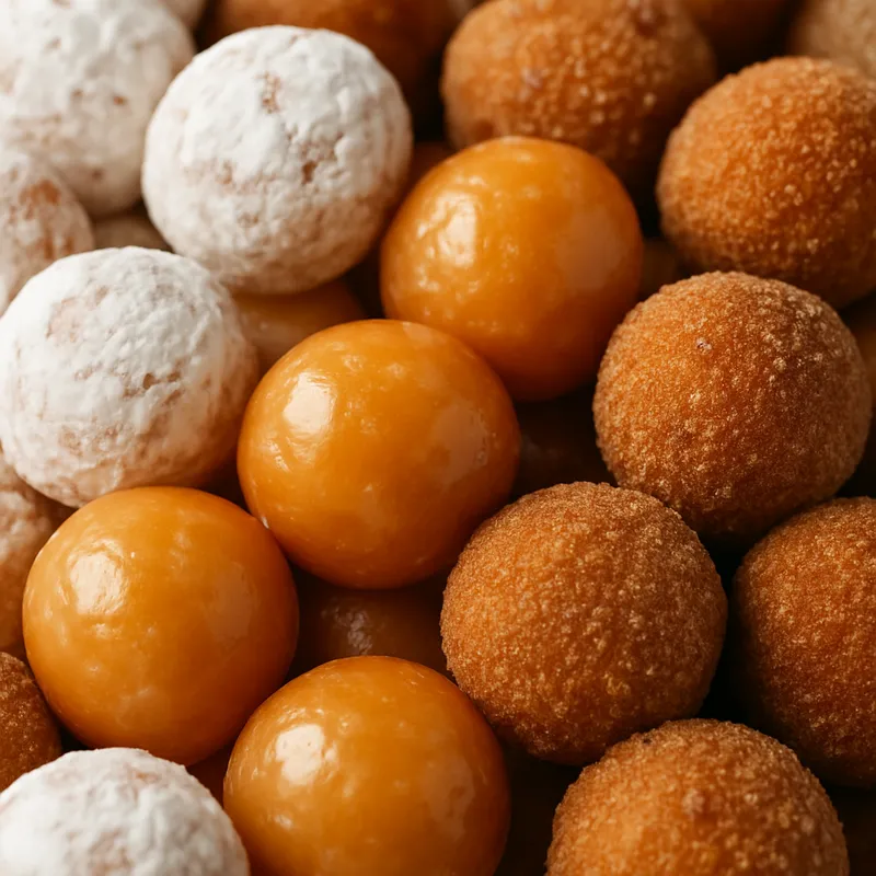 Donut-Löcher gemischt
