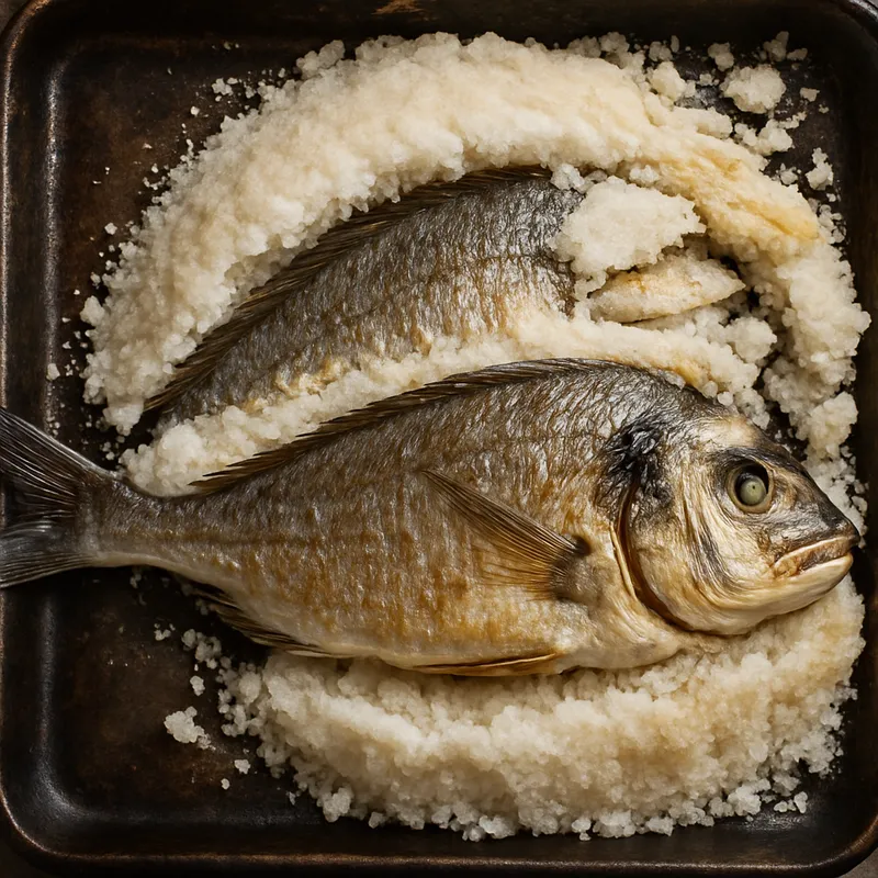 Dorade in der Salzkruste (Dorada a la Sal)