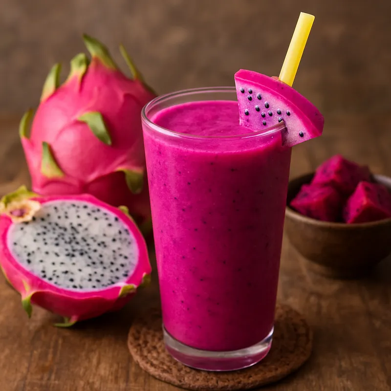 Drachenfrucht-Smoothie Thai-Style