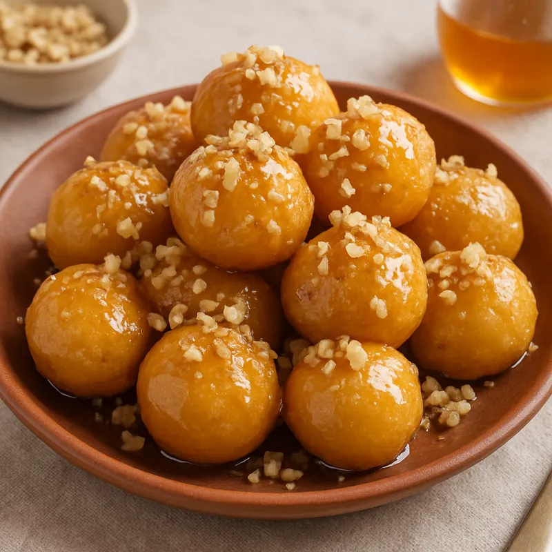 Dreikönigs-Loukoumades (Griechische Honigbällchen)