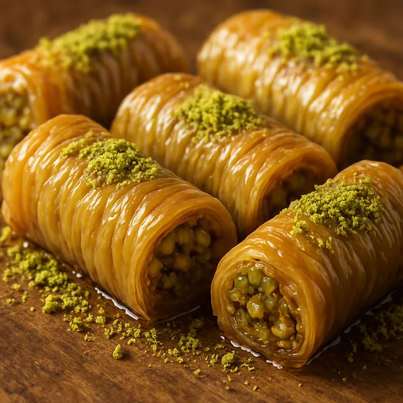 Dürüm Baklava (Rolled Baklava)