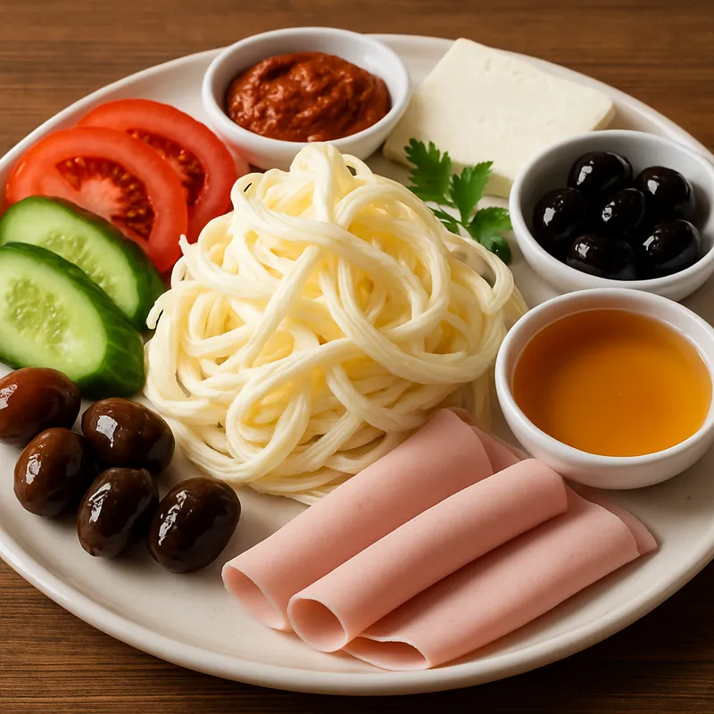 Çeçil-Käse Frühstück