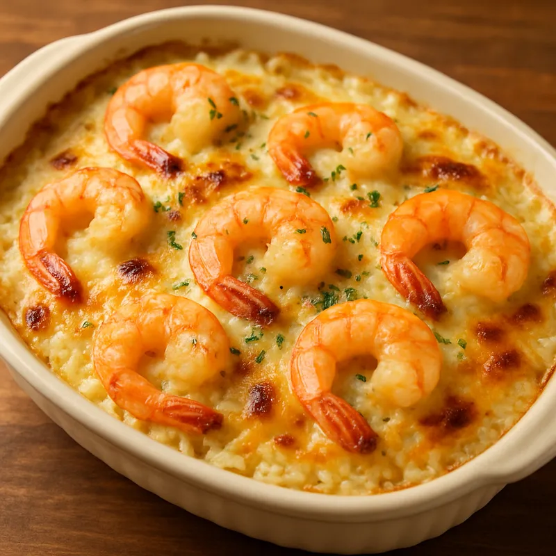 Ebi Doria (Garnelen-Reis-Gratin)