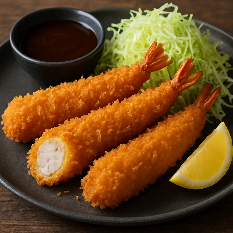 Ebi Katsu (Garnelen-Schnitzel)