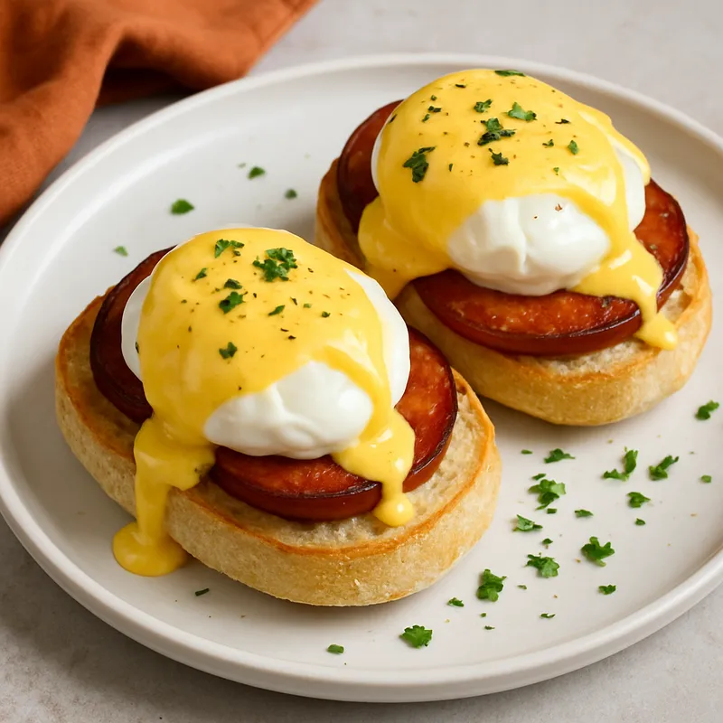Eggs Benedict auf Portugiesische Art
