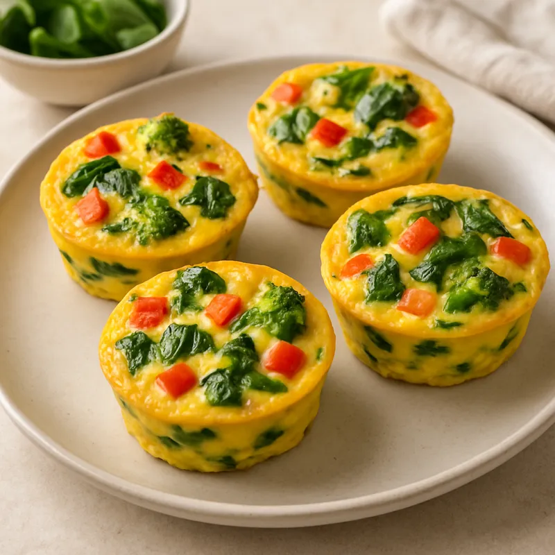 Eiermuffins mit Gemüse