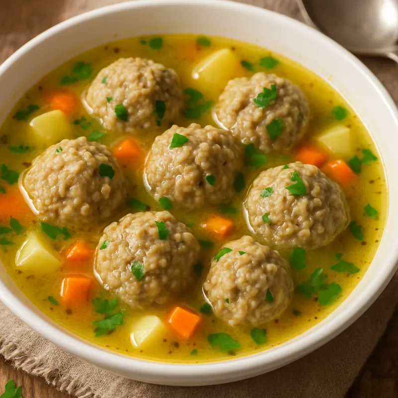 Ekşili Köfte (Saure Fleischbällchensuppe)
