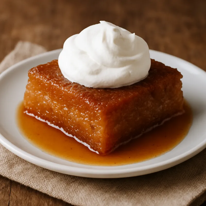 Ekmek Kadayifi (Brotpudding mit Sirup und Sahne)