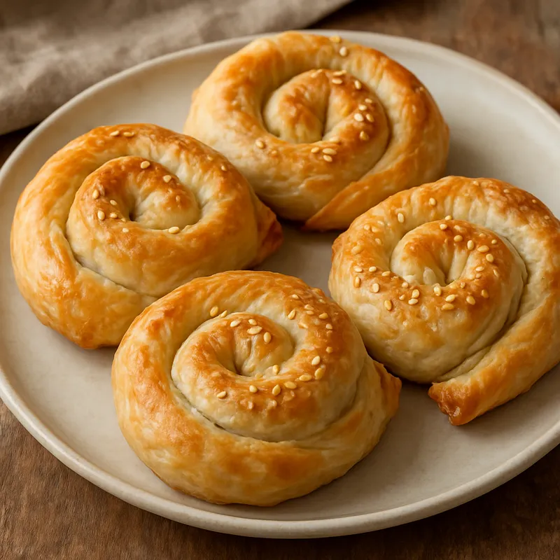 El Acmasi Börek (Handgerolltes Gebäck)