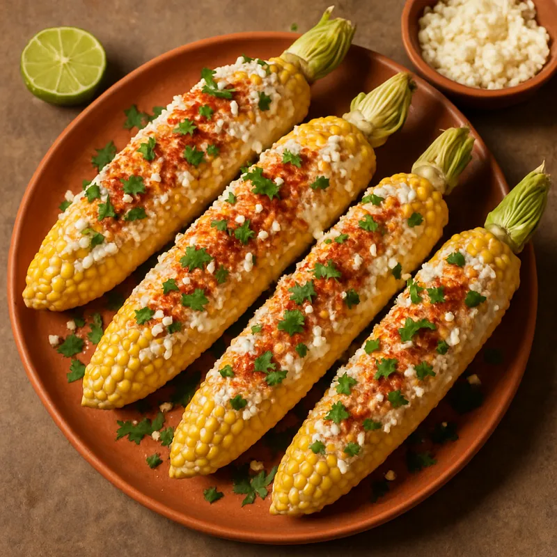Elote (Mexikanischer Straßenmais)