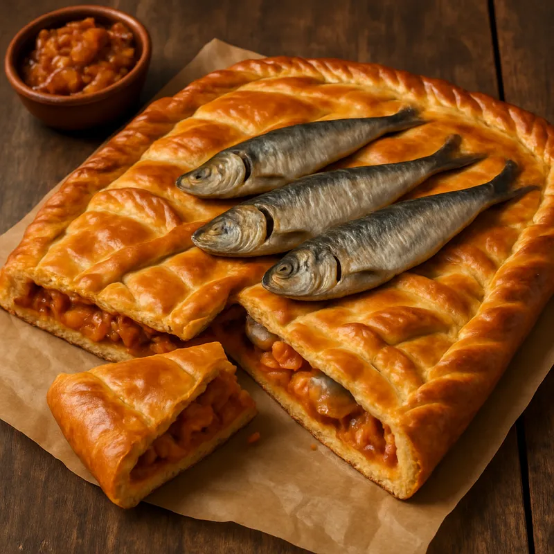 Empanada de Xoubas (Sardinenpastete)