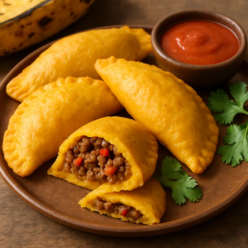 Empanadas de Plantain (Kochbananen-Teigtaschen)