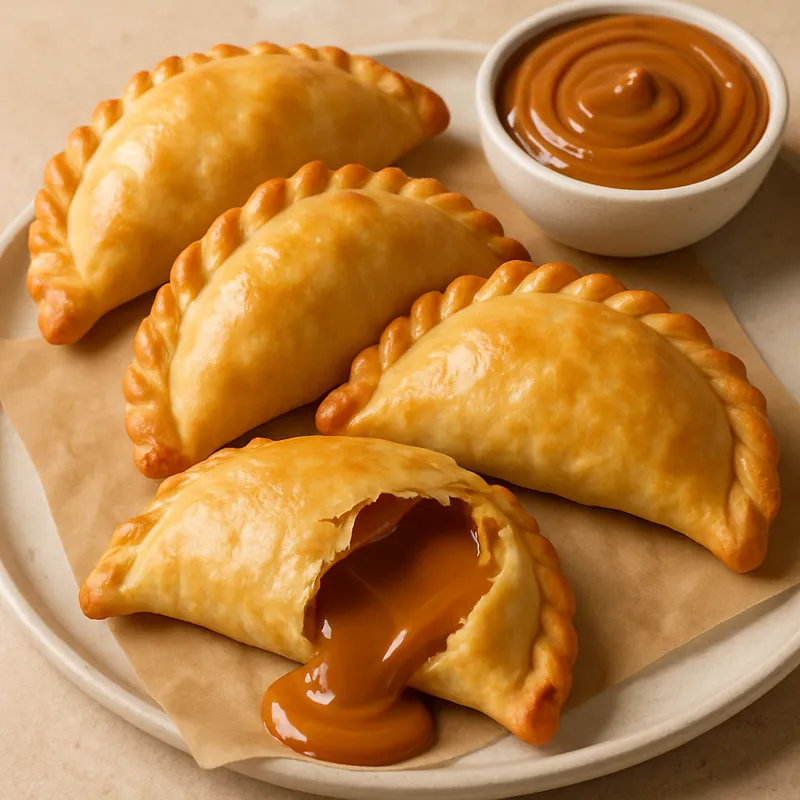 Empanadas mit Dulce de Leche Füllung