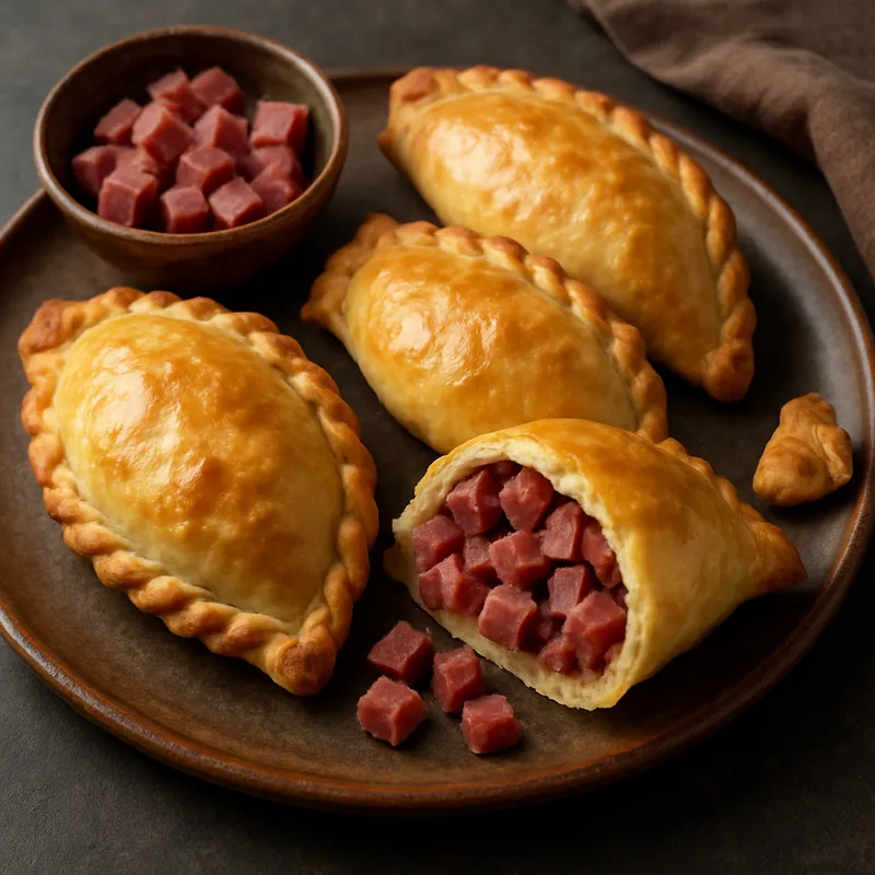 Empanadas mit gepökeltem Fleisch
