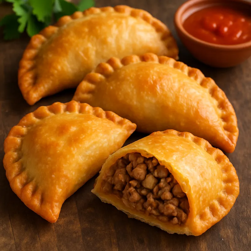 Empanadillas De Carne (Gefüllte Teigtaschen mit Fleisch)