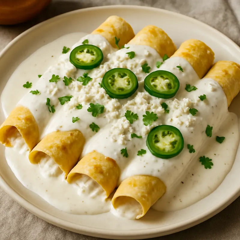 Enchiladas de Nata (Sahne-Enchiladas)