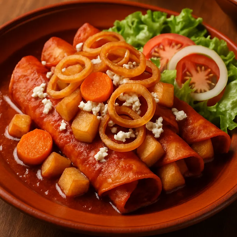 Enchiladas Mineras (Bergarbeiter-Enchiladas)