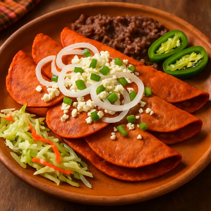 Enchiladas Potosinas (Scharfe Maistortillas aus San Luis Potosí)